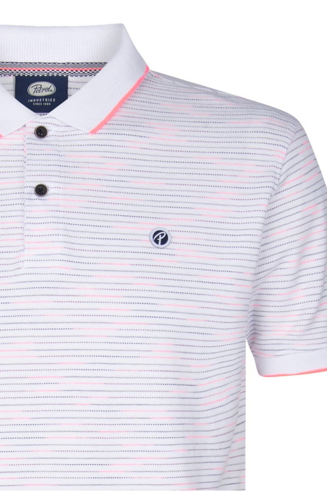 POLO MET PRINT M 1050 POL914 0000 BRIGHT WHITE